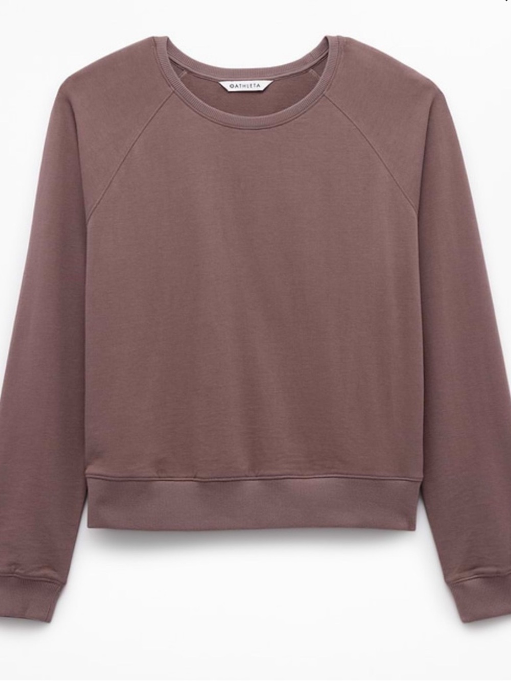 Athleta - Airy Terry Cotton Sweatshirt - Picture 4 of 7